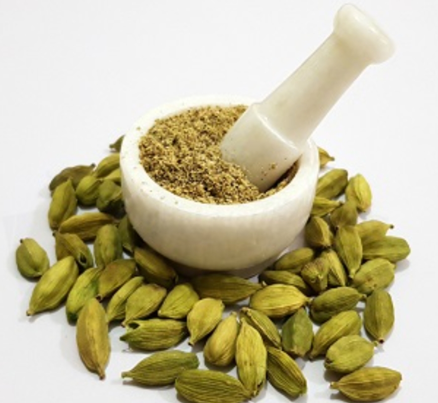 Indian spices cardamom powd